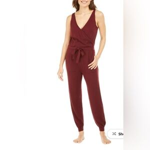 NWT Alfani Intimates Sleepwear Jogger Cozy Knit Jumpsuit XL